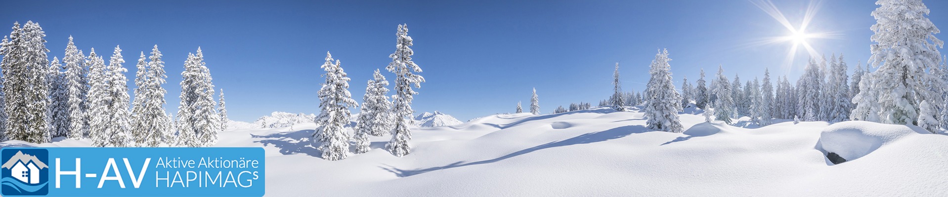 Winterpanorama - Verschneite Winterlandschaft Winterpanorama